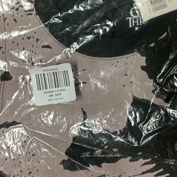 HOT TOPIC GAME OF THRONES Map High Neck TANK TOP! - Picture 5 of 5